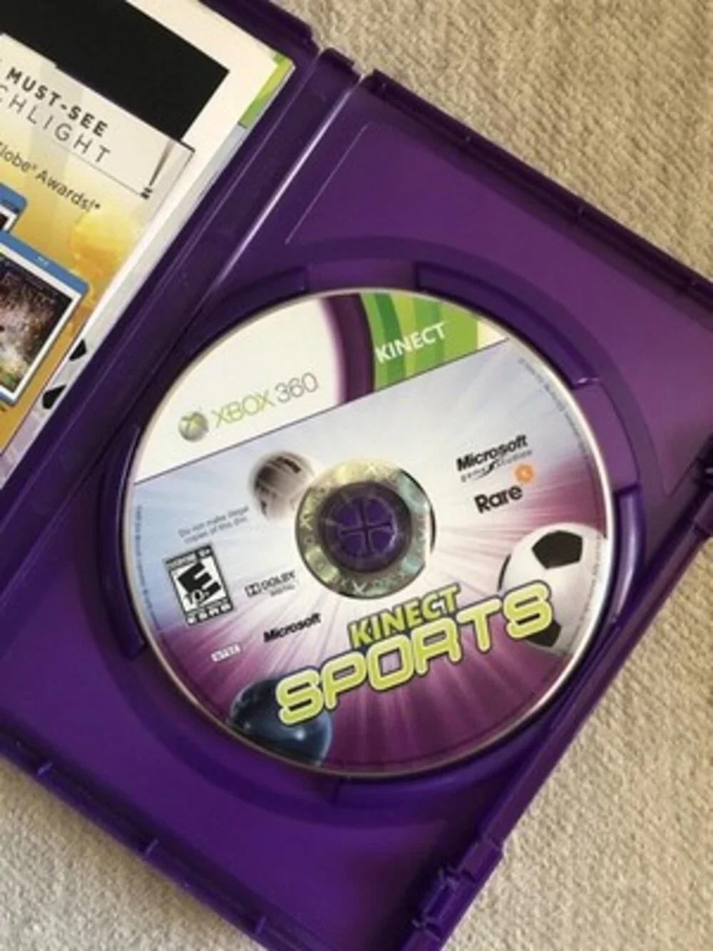 Kinect Sports XBOX 360 Kinect Video Game Complete Tested